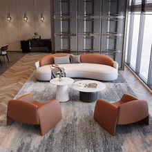 将图片加载到图库查看器，Jimnah Hotel Lobby Curve Sofa
