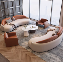 将图片加载到图库查看器，Jimnah Hotel Lobby Curve Sofa
