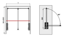 将图片加载到图库查看器，HAFELE Wardrobe Lift with Soft Close Function, 10kg. Mocca
