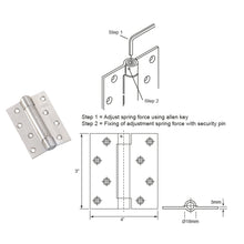 Muatkan imej ke dalam penonton Galeri, E-SWING Stainless Steel Spring Hinges SPH3043 3044
