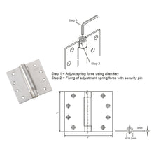 Muatkan imej ke dalam penonton Galeri, E-SWING Stainless Steel Spring Hinges SPH3043 3044
