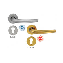 Muatkan imej ke dalam penonton Galeri, FRASCIO Solid Brass Lever Handle On Rose - Tiziana T-45
