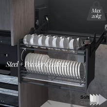 将图片加载到图库查看器，MIRAI Up &amp; Down Storage Kit Elevator Basket - Dark Grey
