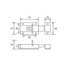 Muatkan imej ke dalam penonton Galeri, ES'TECH Estech S/S Toilet Bolt TB881A
