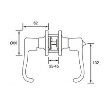 将图片加载到图库查看器，SCHLAGE T Series Tubular Lever - Torino
