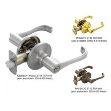 将图片加载到图库查看器，SCHLAGE T Series Tubular Lever - Torino
