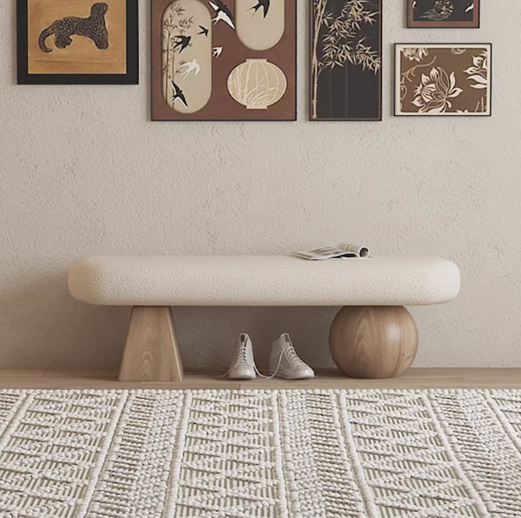 Ortega Homestay Balancing Shape Shoe Bench