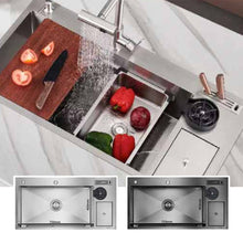 将图片加载到图库查看器，VULCANO Korea Sink Nano Silver Black VCN10051
