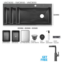 Load image into Gallery viewer, VULCANO SUS304 Minicomb Sink VMC 8050 8550 9050
