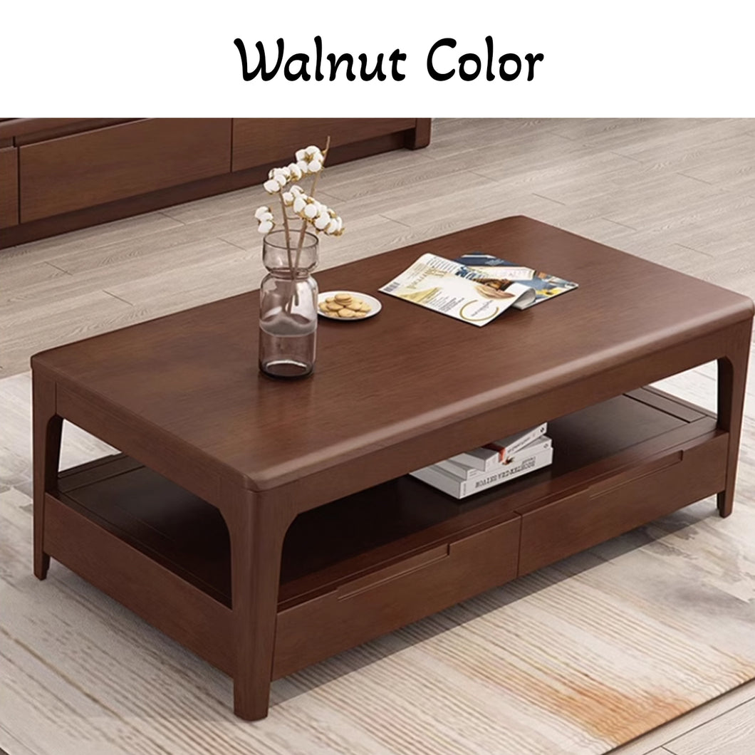 Callahan Solid Wood Modern Coffee Table