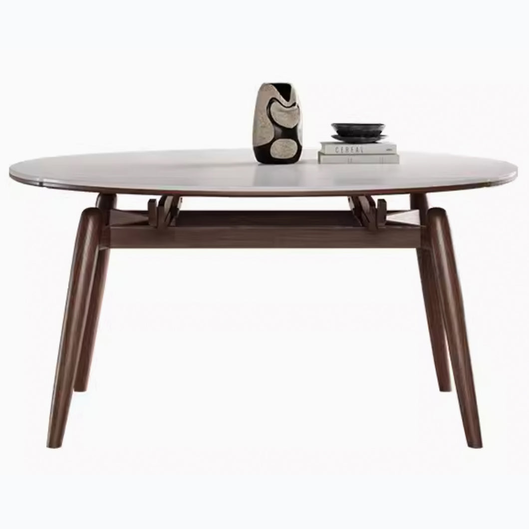 Hart Extendable Round Rectangle Sintered Stone Dining Table 1.2m to 1.5m