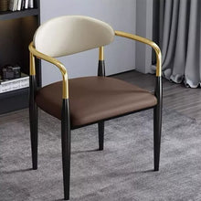 Load image into Gallery viewer, Marylou Sleek Arm PU LeatherDining Chair
