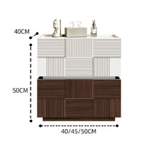 Load image into Gallery viewer, Lucille Box Weave Wooden Bedside Table
