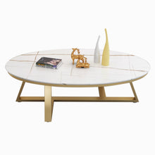 Muatkan imej ke dalam penonton Galeri, Yunus Oval Minimalist Coffee Table
