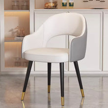 将图片加载到图库查看器，Rubio Italian Design Black Gold Leg Dining Chair
