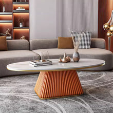 Muatkan imej ke dalam penonton Galeri, Emmie Oval Luxury Design Coffee Table
