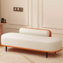 将图片加载到图库查看器，Milly Celebrity Fitting Room Pet Friendly PU Leather Bench
