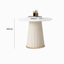 Muatkan imej ke dalam penonton Galeri, Gibson Pleated Round Coffee Table
