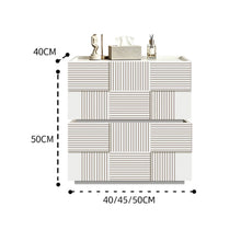 Load image into Gallery viewer, Lucille Box Weave Wooden Bedside Table

