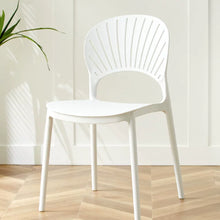 Muatkan imej ke dalam penonton Galeri, Shaffer Cutout Back Stackable Party Dining Chair
