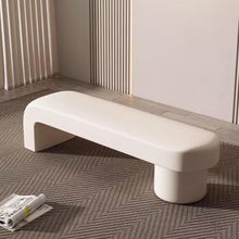 将图片加载到图库查看器，Koch Architect Shoe PU Leather Fitting Room Bench
