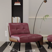 Load image into Gallery viewer, Areli Italian Single Sofa Leisure Ottoman Chair
