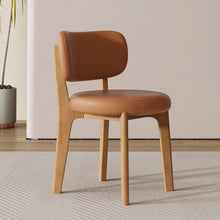 将图片加载到图库查看器，Hilton Short PU Leather Fabric Dining Chair
