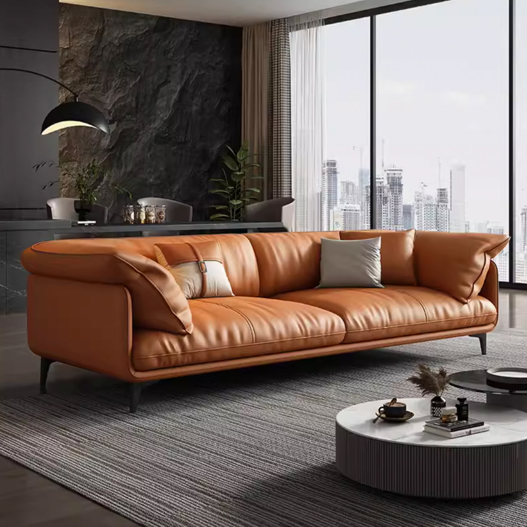 Adriano PU Leather Cushion Arm Sofa