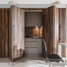 Muatkan dan mainkan video dalam penonton Galeri, MIRAI 372-4# Folding Pivot Sliding Door Fitting - Auto Close
