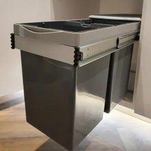 Load and play video in Gallery viewer, MIRAI Kitchen Double Pull Out Under Sink Rubbish Bin
