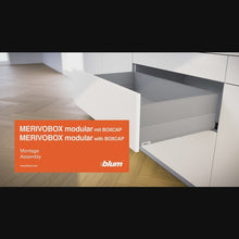 Load and play video in Gallery viewer, BLUM MERIVOBOX Height Drawer Combo S4.XL
