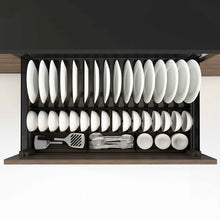 在图库查看器中加载和播放视频，MIRAI Multifunctional Dish Aluminium Basket With Soft Closing (Attach With Door)
