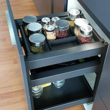 Load and play video in Gallery viewer, MIRAI Function Storage Drawer Aluminium Basket (Attach With Door)
