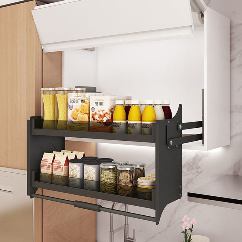 MIRAI Pull Down Hanging Aluminum Lift Basket With Soft Closing