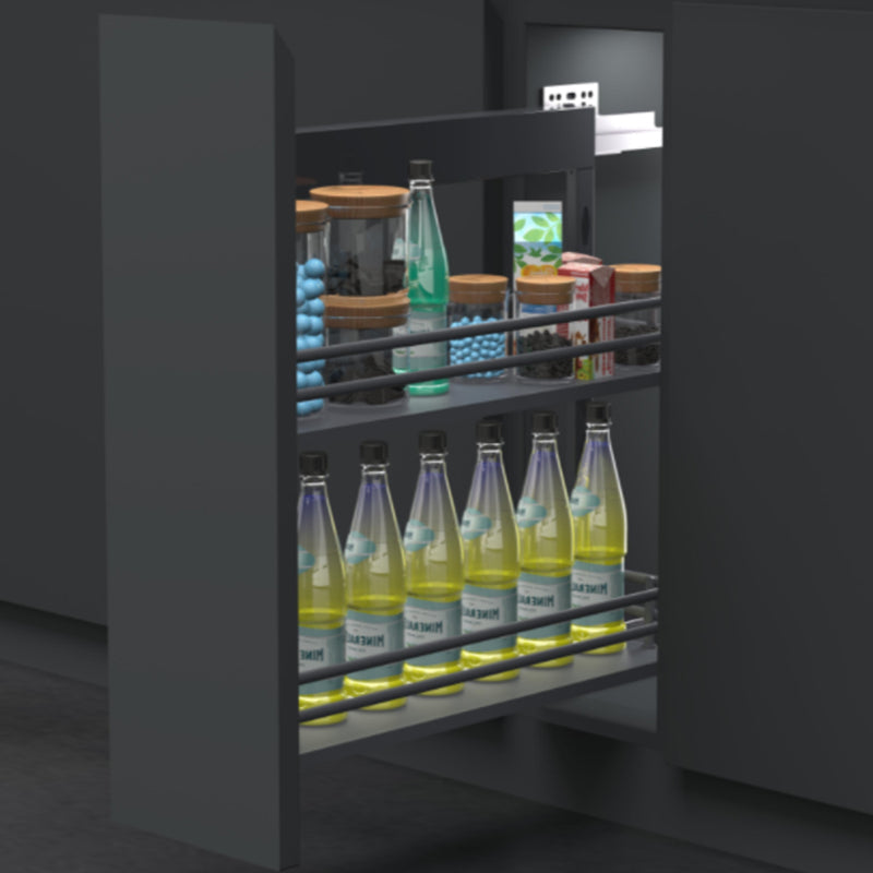 MIRAI Platinum 2 Tier Soft Closing Side Pull Out Basket