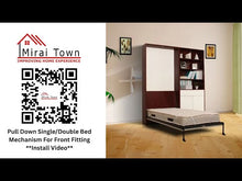 Load and play video in Gallery viewer, Pull Down Single/Double Bed Mechanism For Front Fitting
