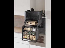 在图库查看器中加载和播放视频，MIRAI Dual-Layer Lift Basket for Kitchen Cabinets
