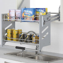 Load image into Gallery viewer, MIRAI Pull Down Hanging Aluminium Lift Basket With Soft Closing
