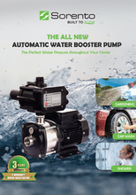 Load image into Gallery viewer, SORENTO Automatic Water Booster Pump
