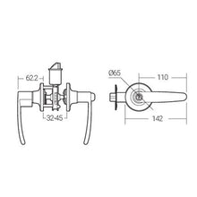 Load image into Gallery viewer, HAFELE Tubular Lever Set MTL 8101
