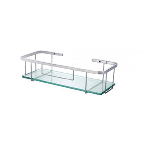 LEVANZO Bathroom Hollow Glass Shelf Container