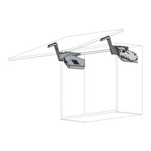 Load image into Gallery viewer, BLUM Aventos HS Mechanism With Lever Arms - Blumotion (Height 350-525mm)

