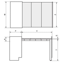 将图片加载到图库查看器，ATIM Evolution XL +39 Pull-Out Cabinet Table With Bridge Leg

