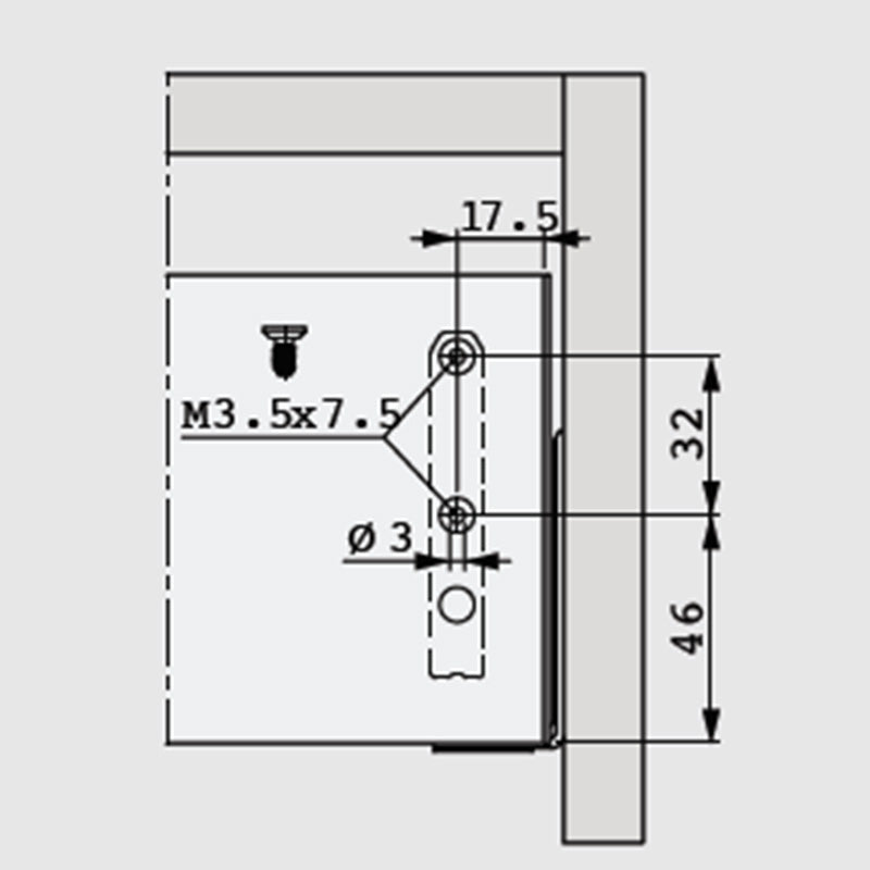 HAFELE Nova Pro Scala H90mm Rectangular Railing Inner Drawer Set ...
