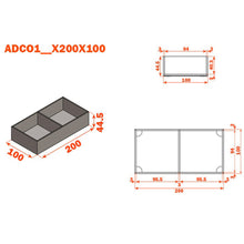 将图片加载到图库查看器，SALICE Split Storage System Of Compartments For The Organisation Of Drawer Interiors
