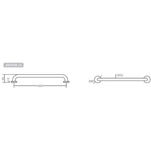 Load image into Gallery viewer, SORENTO Stainless Steel 304 Grab Bar SRT392B-16
