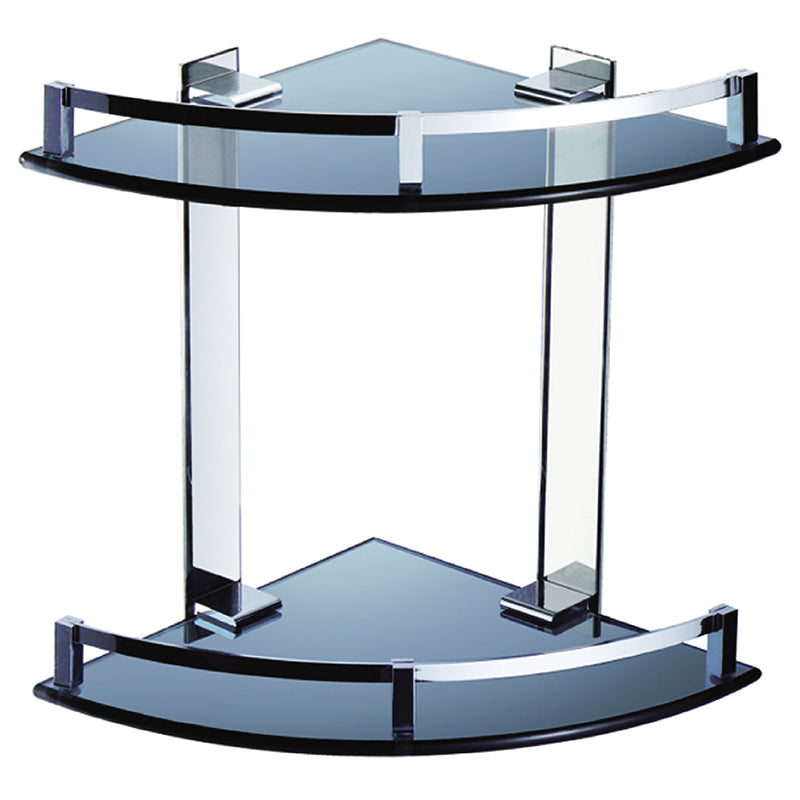CABANA 2 Layer Corner Glass Shelf CB789