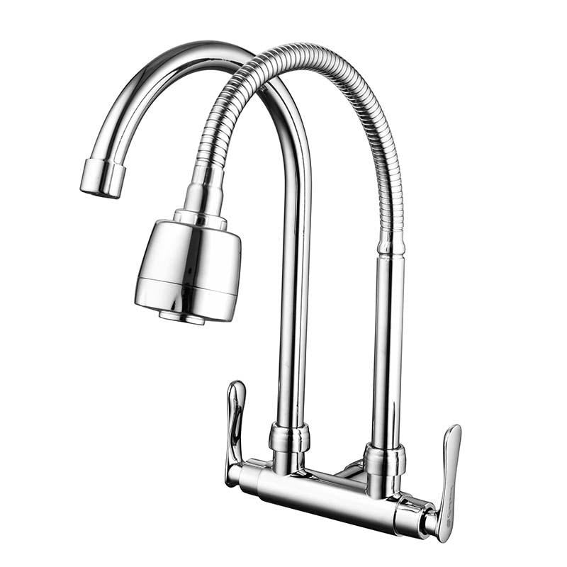 CABANA Wall Mounted (Flexible Head + S/Steel Spout) Kitchen Tap CB2860