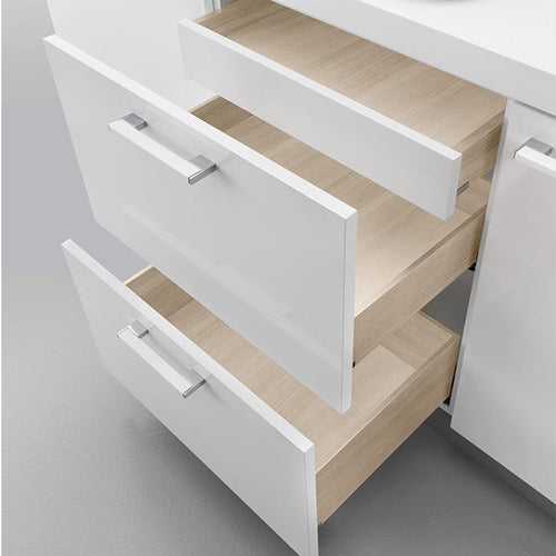 SALICE Unica Concealed Drawer Runners with Soft Close & Push Open