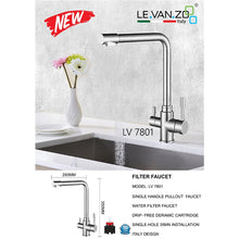 Load image into Gallery viewer, LEVANZO Kitchen Basin Tap LV7801
